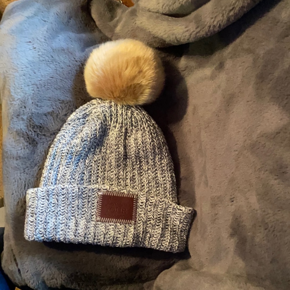 Adult sized Love your melon Pom Pom beanie